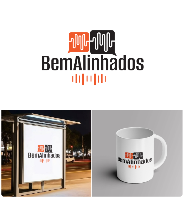 Criação de identidade visual exclusiva pela Creact Burst Design — cores, tipografia e conceito alinhados.