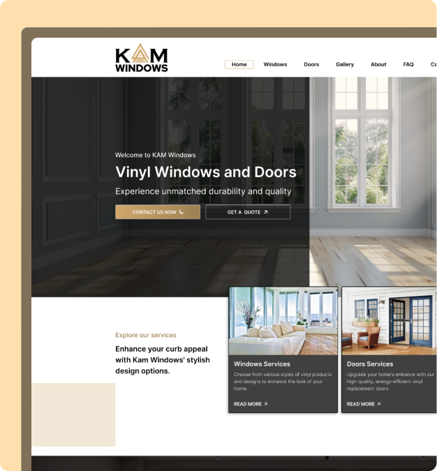 Interface moderna e funcional feita pela Creact Burst Design — foco em experiência digital.